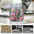thumbnail image 6 of Yayeee Ashtray with Lid for Cigarette Smokeless Stainless Steel Home Ash Holder, Art Cat, 6 of 7