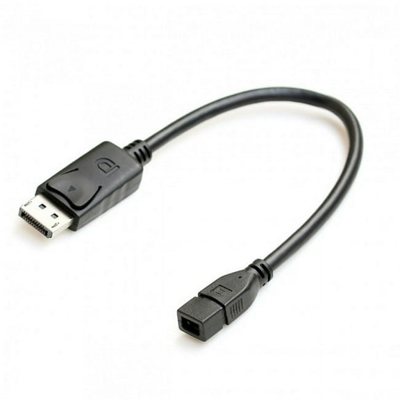 FVH DP DisplayPort Male to Mini DP DisplayPort Female Cable 20cm for Displays HDTV Monitor