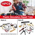 thumbnail image 1 of 14PCS Kids Simulation Plastic Repair Tools Set Kids Puzzle Educational Toys Little Handyman Kids Toy Tool Set, 1 of 1