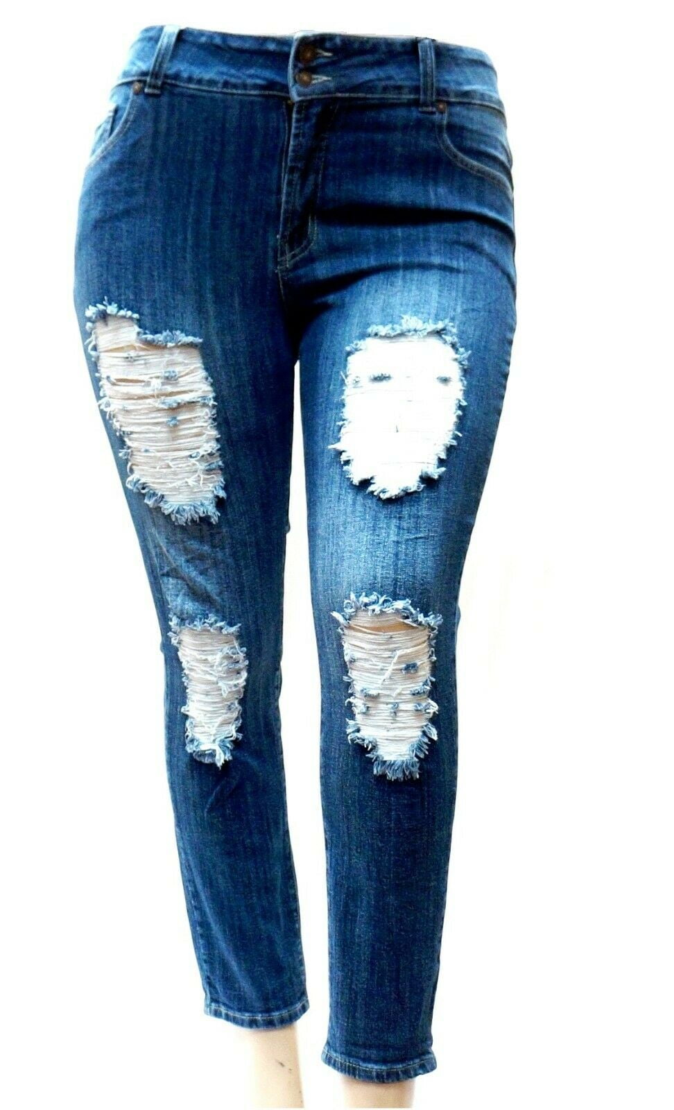 walmart plus size black jeans