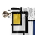 thumbnail image 6 of Nordic Retro Medieval Geometric Color Curtain Home Decoration Living Room Short Curtains Window Treatments For Kitchen Bedroom, 6 of 6