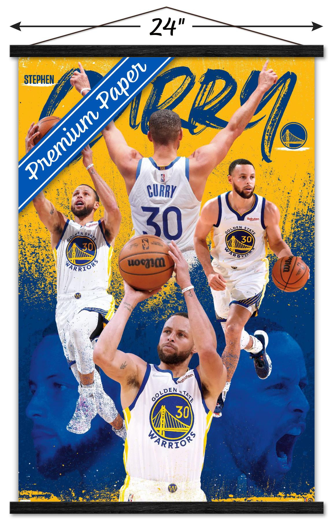 NBA Golden State Warriors - Stephen Curry 22 Wall Poster with