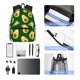thumbnail image 4 of Fotbe Flowers Avocado Mochila Ligera Casual para Laptop para Hombres y Mujeres, Mochila Impermeable de Uso Diario, Mochila para Universidad, 4 of 6