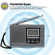 thumbnail image 2 of Radio FM / AM / SW Receptor de radio estéreo digital multibanda Pantalla de tiempo de salida de Irfora Equipo de radio, 2 of 7