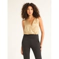 thumbnail image 2 of Sofia Jeans Women's Sleeveless Crossover Bodysuit, Sizes XS-XXXL, 2 of 5