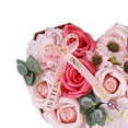 thumbnail image 3 of Portable Soap Flower Box Perfect Gifts Cream Heart-shape Decorative Flower Gift Box for Festival-Pink, 3 of 8