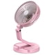 thumbnail image 1 of Inteprter Cabezal de ventilador de que sacude 8.5W DC 2A / 5V Velocidad del viento Enfriador de aire silencioso Suministro de oficina Ventiladores de Accesorios para electrodomésticos 2600mA rosa Inteprter HA062685-08B, 1 of 6