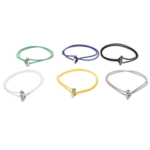 WASHWEPE 6pcs Elastic Trash Bag Fixing Circles Fall Garbage Bin Bands For Bags Detachable Design Multi For Home