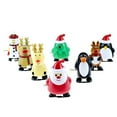 thumbnail image 5 of HCBY Christmas Wind Up Toys, Clockwork Jumping Toys, Funny Dancing Santa Snowman Penguin Reindeer, ABS Material Educational Toy, Holiday Party Decoration Gift Idea (Coffee-colored reindeer, 2.5"), 5 of 5