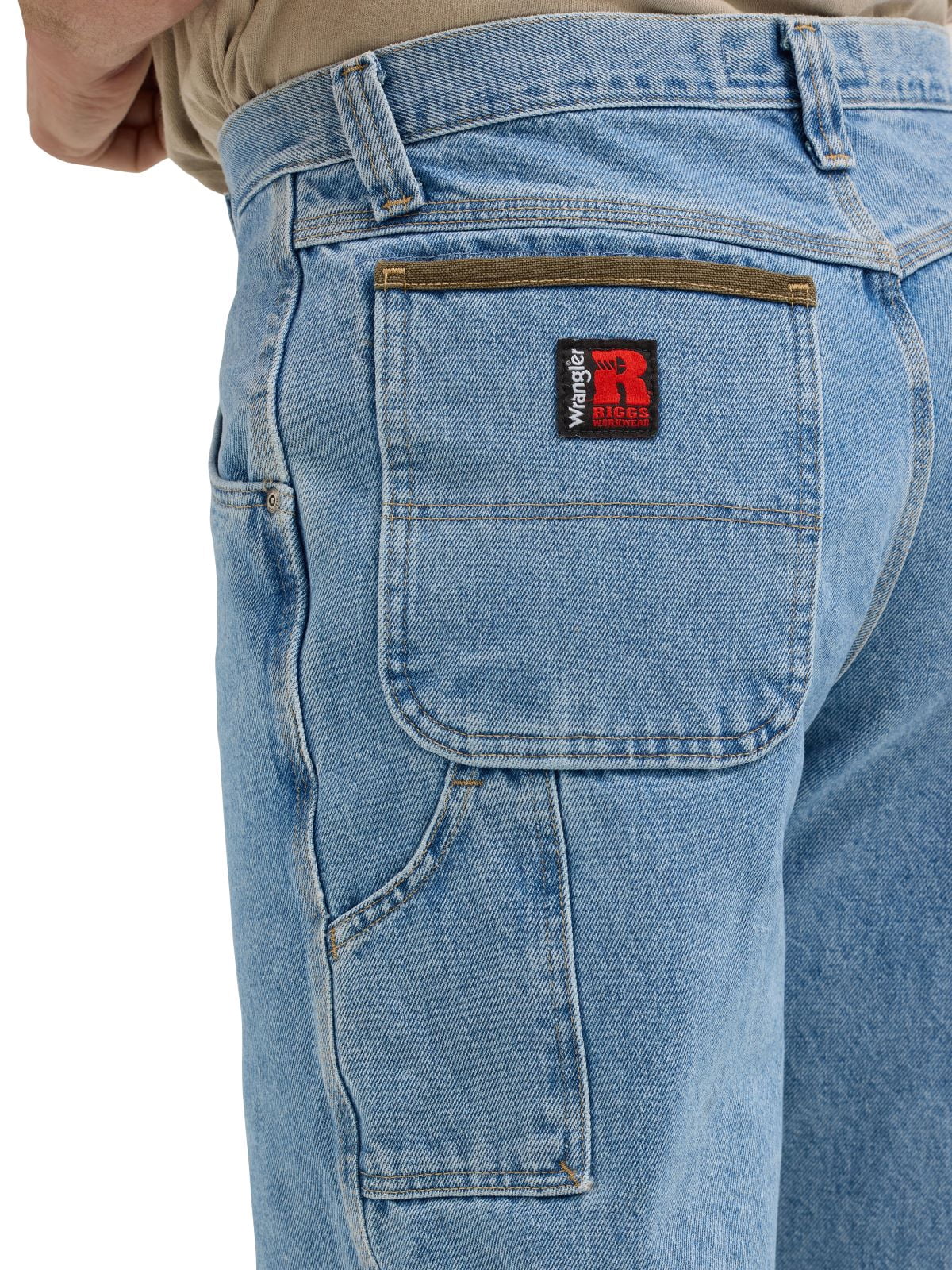 Wrangler® Men's and Big Men's Riggs Carpenter Pant with Tool Pocket (Sizes 30-60)