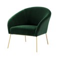thumbnail image 3 of Nicole Miller Kamryn Lounge Chair, Green and Gold, 3 of 9