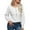 White Crewneck Sweaters Clearance, variant on Long Sleeve Sweaters for Women with Buttons Up,Soft Cable Knit Crewneck Shirts,Fall Winter Tunic Blouse