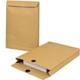 thumbnail image 1 of Neehows 15 Pack Expandable Large Kraft Envelopes, 9.3" x 13" Big Mailing Envelopes Hook-and-Loop Closure Anti Tear Catalog Envelopes for Business Off, 1 of 9