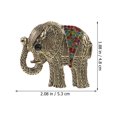 thumbnail image 3 of Miangastore Unique Car Scent Clips Metal Elephant Shaped 2Pcs 5.3x4.8Cm, 3 of 9