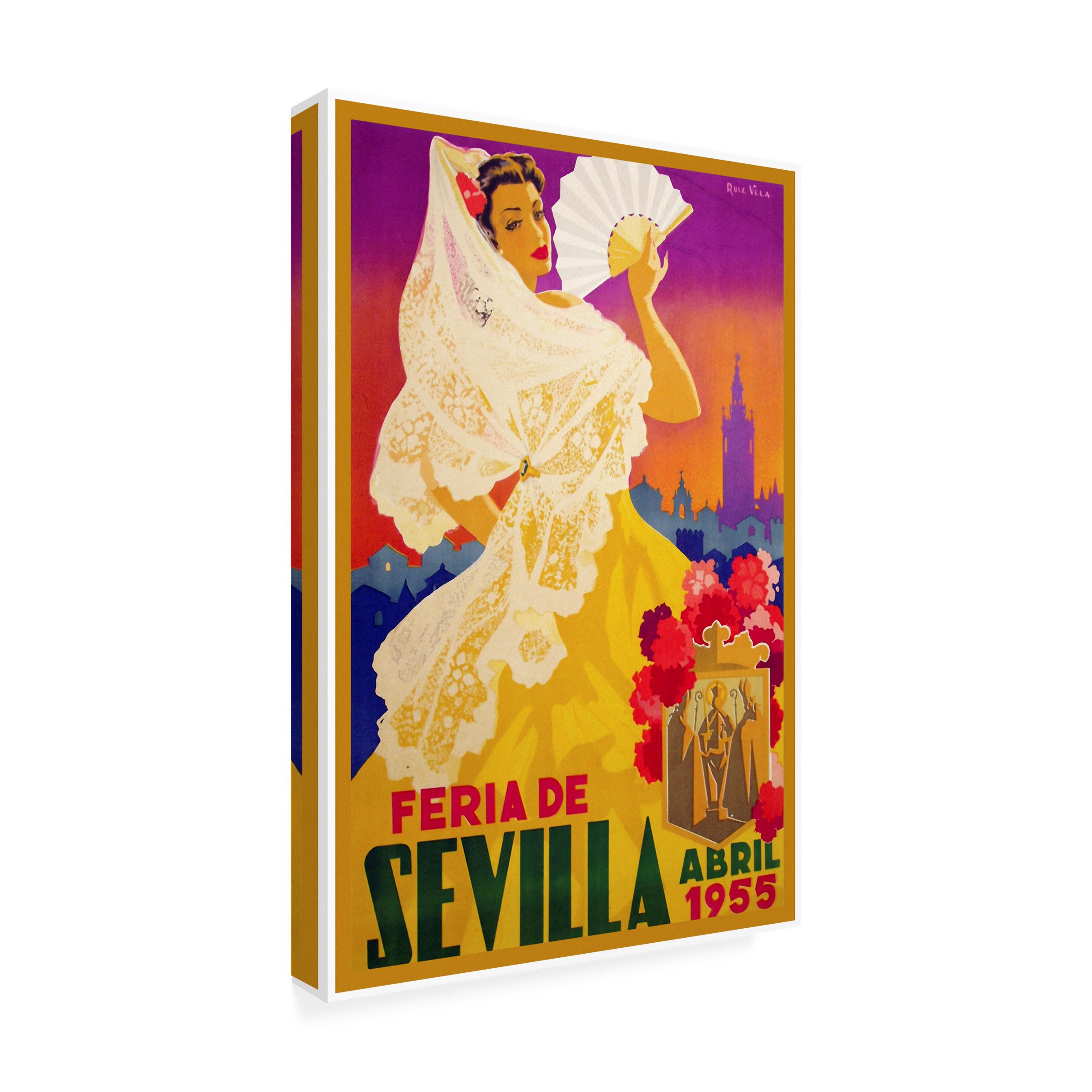Trademark Fine Art 'Travel 251' Canvas Art by Vintage Lavoie