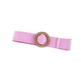 thumbnail image 2 of ITSAME Womens Retro Belt, Elegant Adjustable Woven Jeans Skirt Pin Buckle Belt Pink Free Size, 2 of 4