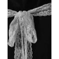 thumbnail image 3 of FOCUSNORM Robe Tube pour Femme Sans Bretelles Sans Manches en Dentelle Patchwork Fente Latérale Moulante Mini Robe, 3 of 6