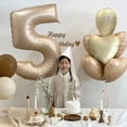 thumbnail image 3 of Decoraciones para fiestas, globos de papel de caramelo, decoraciones de globos de látex marrón chocolate y caramelo para fiesta de cumpleaños de niños, 3 of 8