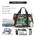 thumbnail image 5 of Kdxio Retro Pop Art Collage Travel Duffel Bag Gym Bag Weekender Travel Bag Gym Bag for Women &Men Airplane Travel Essentials for Flying, 5 of 7