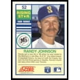 thumbnail image 2 of 1990 Score 100 Rising Stars Randy Johnson #52 Seattle Mariners Baseball Card, 2 of 6