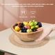 thumbnail image 4 of Juego de 2 manteles individuales redondos para cubiertos, estilo tejido, posavasos para mesa de comedor., 4 of 7