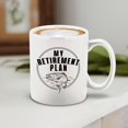 thumbnail image 4 of Shop4Ever My Retirement Plan Fishing Novelty Ceramic Coffee Mug Tea Cup Gift Fisherman Retiree Gift (White Handle 11 oz.), 4 of 4