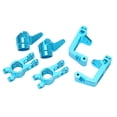 thumbnail image 3 of Kit de Gobelet de Direction RC, Moyeu de Joint de Direction RC Transporteur Pièces de Rechange Étroites Bleu Centre de Gravité Inférieur Anti-Flexion Alliage d'Aluminium pour Entretien, 3 of 8
