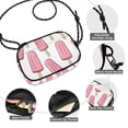 thumbnail image 3 of FORMRS Mini Crossbody Bag for Women Adjustable Shoulder Rope Travel Casual Phone Purse, Pink Ice Cream, 3 of 7