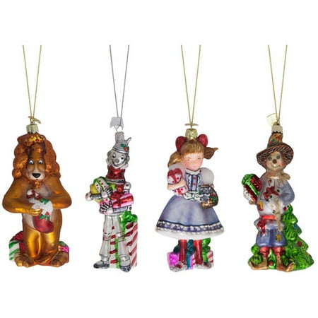 Kurt Adler 5 25 Noble Gems Wizard Of Oz Ornament Set Of 4