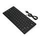 thumbnail image 2 of Teclado ultrafino mini USB Sincero para computadora de escritorio portátil y PC negro 78 teclas, 2 of 8