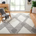 thumbnail image 2 of SAFAVIEH Natura Medici Diamond Area Rug, Ivory/Grey, 8' x 10', 2 of 9