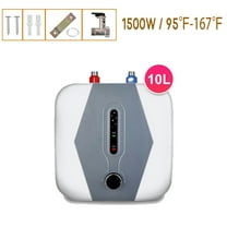iMeshbean 110V 10L Mini Electric Tank Hot Water Heater Kitchen Bathroom Home 95°F-167°F US