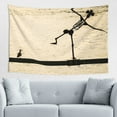 thumbnail image 1 of Fun Dance Steampunk Party Tapestry, Enjoyment Life Wall Hanging Tapestries Dorm Room Home Decor, 60" x 40", 1 of 7