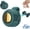 green, variant on 360° Rotatable Portable Mini Clip-on Fan, Small Fan Clip on for Shirt & Waist, New Adjustable 3-Speed Suspended Whirlwind Cooler Fans, For Outdoor & Travel & Office, (Green) (white)