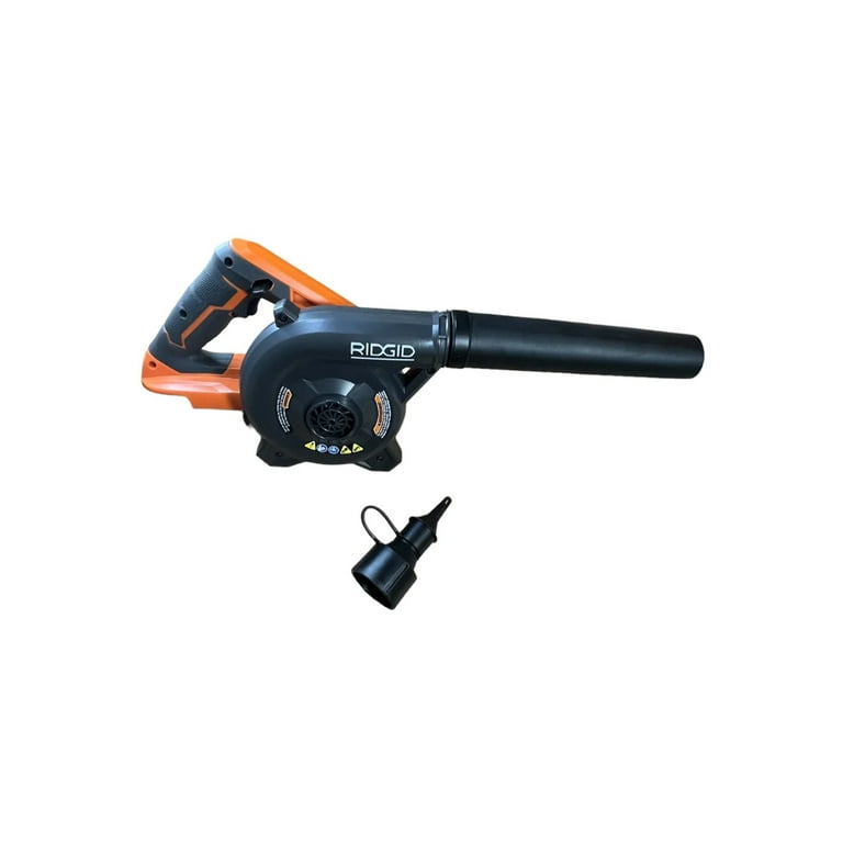 RIDGID 18 Volt Cordless Compact Jobsite Blower with Inflator Deflator Nozzle Walmart