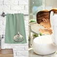 thumbnail image 7 of Yayeee 2 Pack Hand Towels for Bathroom 100% Cotton 16" x 28" Soft Absorbent Kitchen Towel, Lemon Glass, 7 of 7