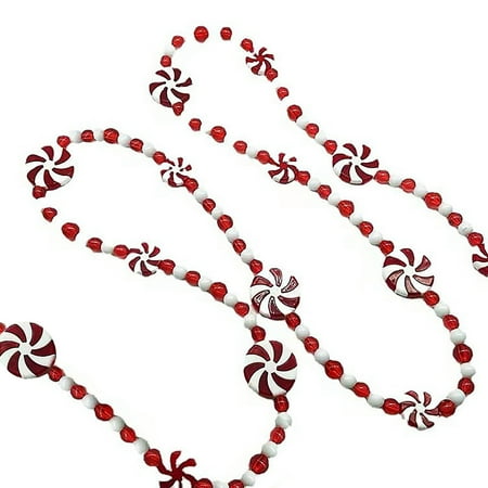

Husfou 10ft Candy Wreath Peppermint Candy Wreath Hanging Decoration Candy Decoration Garden Wreath Home Corn Dried Homecoming Mum Painted Stain Glass Window Ornament Garland Christmas Decorations