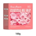 thumbnail image 3 of Rose Scented Natural Oil Soap Extracts Shower Bar 100g Ideal For Cleansing & Bathing, 3 of 6