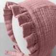 thumbnail image 6 of QSAWXQZ Toddler Bonnet Hat Ruffle Brim Breathable Cotton Gauze Sun Hat for Summer Free Size, 6 of 6