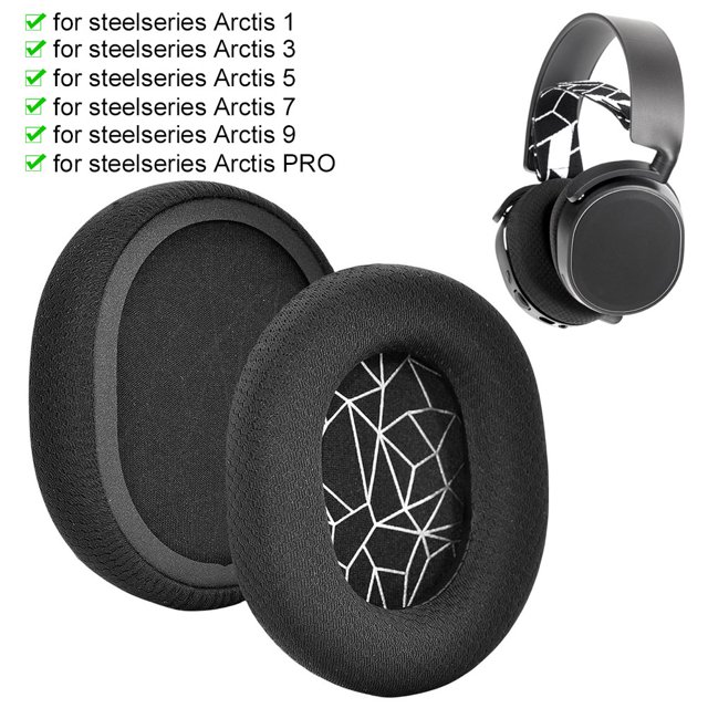 Almohadillas para Los Oídos Cojines Duraderos SteelSeries Arctis 1/3/5/7/9/PRO
