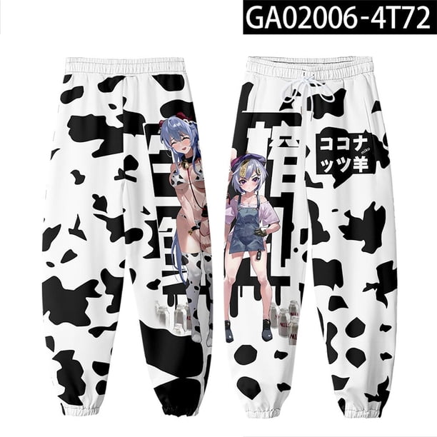 Genshin Impact ropa de cosplay Joggers 3D Pantalón de chándal Cintura elástica Pantalones sueltos Hip Hop Pantalones de chándal para hombre cos Disfraz mujer / hombre4XLGenshin Impact Gao Jinjia LED