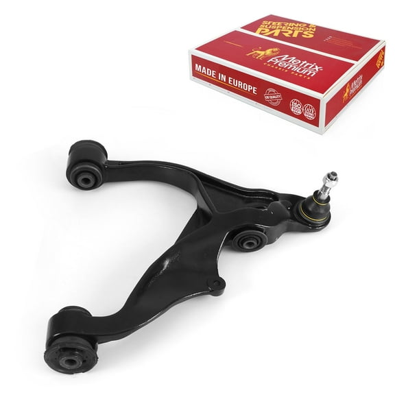 Metrix Premium Chassis Parts - Front Right Lower Control Arm w Ball Joint & Bushing Assembly Fits 06-10 Dodge Ram 1500 4WD, 11-18 Ram 1500 4WD, 13-18 1500 RWD, Replacement RK621602, Made in Europe