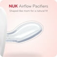 thumbnail image 2 of NUK Airflow Glow-in-the-Dark Pacifiers, 6-18 Months, 2-Pack, 2 of 8