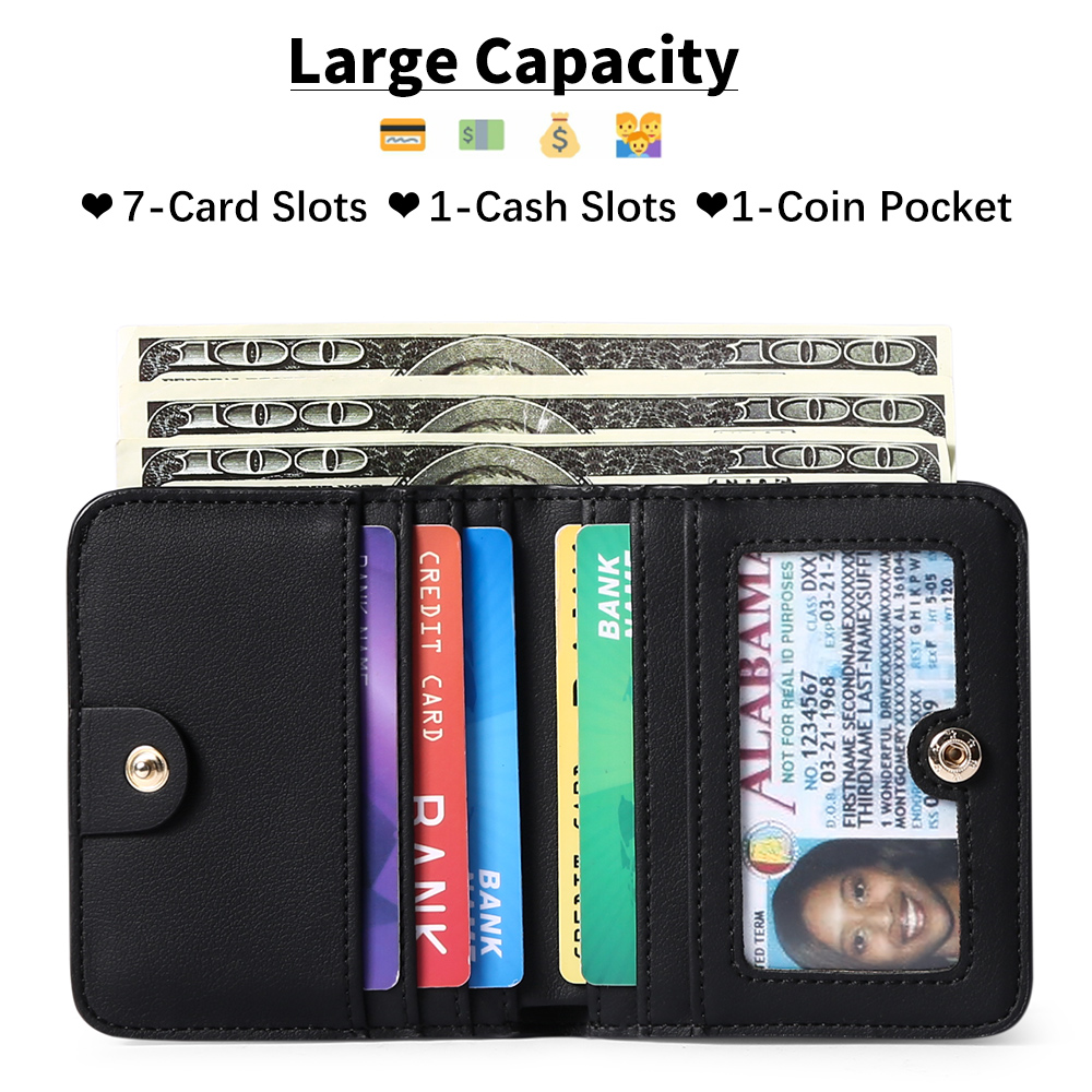 FALAN MULE Women's Slim RFID Blocking Leather Wallet photo 3