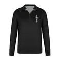 thumbnail image 4 of Blusa y camisa de manga larga con cuello alto para hombre, ropa deportiva para el hogar, pijamas, camiseta de color liso, blusa deportiva de poliéster para hombre, 4 of 4