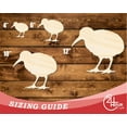 thumbnail image 3 of Unfinished Wood Kiwi Bird Shape | DIY Craft Cutout 18" / 1/8", 3 of 3