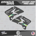 thumbnail image 2 of Kalair GFX Graphics Kit for Yamaha WR450F (2003-2004) Ominous Series, 2 of 5