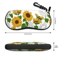 thumbnail image 3 of Picia Plump Sunflower And Sketch Print Sunglasses Case, Eyeglasses Case Protector Large Glasses Case, Key Lock Case Protective Glasses Holder Eyeglasses Cases, 3 of 8
