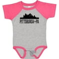 thumbnail image 3 of Inktastic Pittsburgh Pennsylvania City Skyline Boys or Girls Baby Bodysuit, 3 of 5