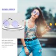 thumbnail image 4 of Purple Funny Sunglasses for Party Photo Props with Highquality Material and Longlasting Durability 1Pc, 4 of 9